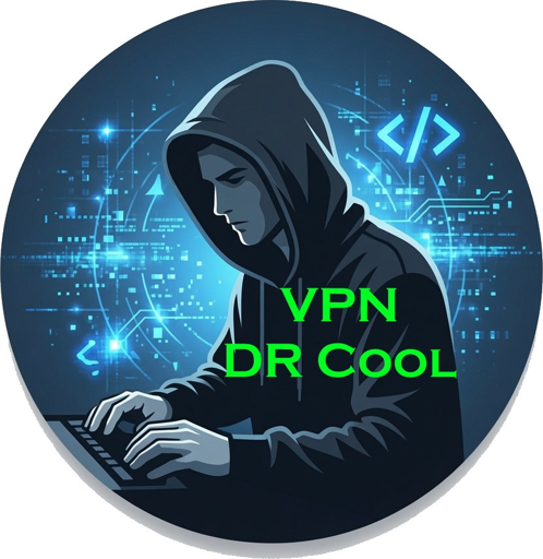 VPN DR Cool - Un haker con felpa e cappuccio digita tasti a caso su una tastiera